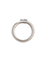 Eboris 18k Hvidguld Ring m. Lab-Grown Diamant