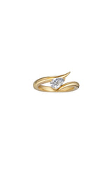Eboris 18k Guld Ring m. Lab-Grown Diamant
