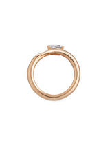 Eboris 18K Rosegold Ring w. Lab-Grown Diamond