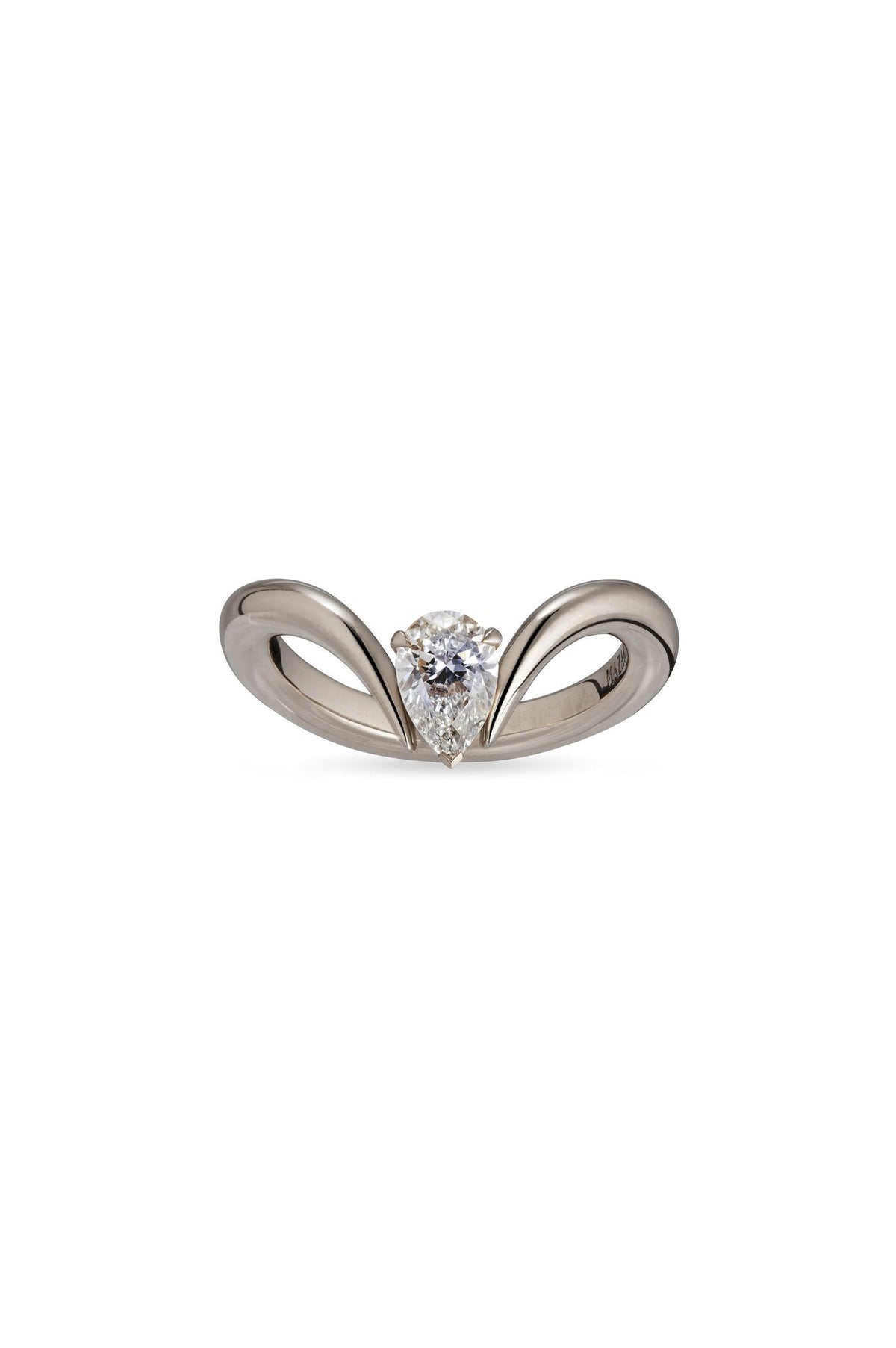Eboris Duchess 18K Whitegold Ring w.Diamond