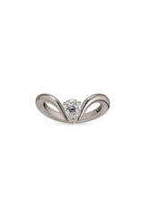 Eboris Duchess 18k Hvidguld Ring m. Lab-Grown Diamant