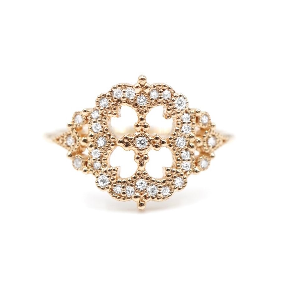 Starlite Greta 18K Gold Ring w. Diamonds