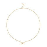 Baxter 14K Gold Necklace w. Lab-grown Diamond