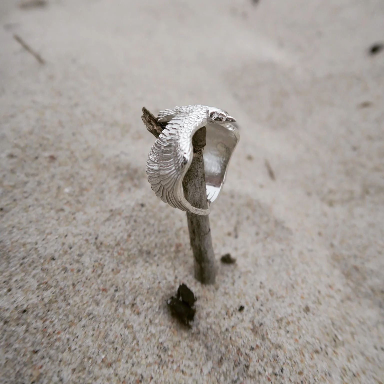 Raven Silver Ring
