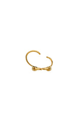 Eboris Link Ear Clip 18K Gold Earring w. Lab-Grown Diamonds