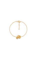 Lucky Elephant 18K Gold Bracelet w. Lab-Grown Diamonds