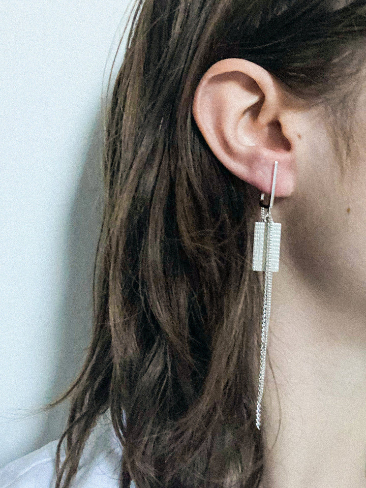 Brut 06 Silver Earrings