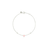 Babydoll 18K White Gold Bracelet w. Diamonds