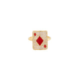 Honneur Pinkie 18K Gold Ring w. Lab-Grown Diamonds