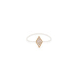 Honneur Nylon 18K Gold Ring w. Lab-Grown Diamonds