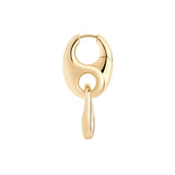 Ballsaal Gold plattiert Ohrring