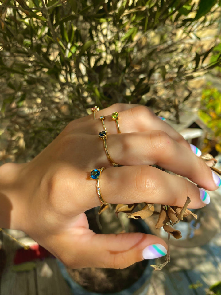 Your Way N°18 18K Guld Ring m. Peridot