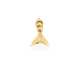 Meerjungfrau Schwanz 18k Gold Stud