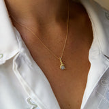 Gone Fishing 18K & 22K Guld Halskæde m. Diamanter