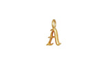 IX A Ice 22K Gold Plated Pendant
