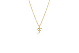 IX F Ice 22K Gold Plated Pendant