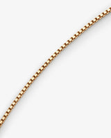 Box Chain 14k Gold Necklace
