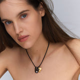 Elephant 18K Gold Necklace & Brooche w. Lab-Grown Diamond