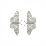 Silver Monarch Earrings