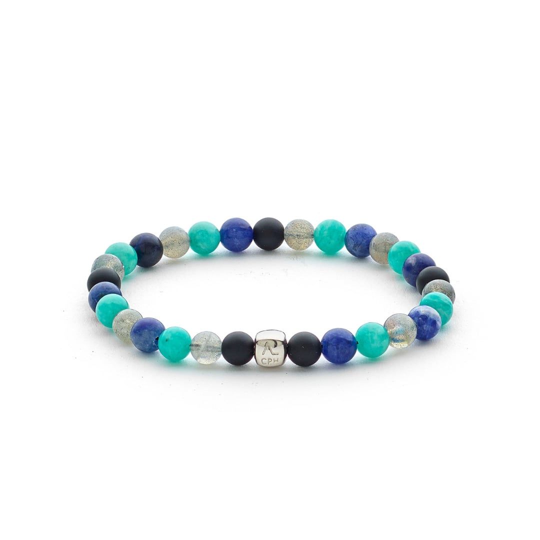 ColorUp Amsterdam 6mm Silver Bracelet