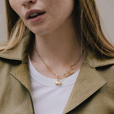 T - Chain 18K Gold Necklace 39cm