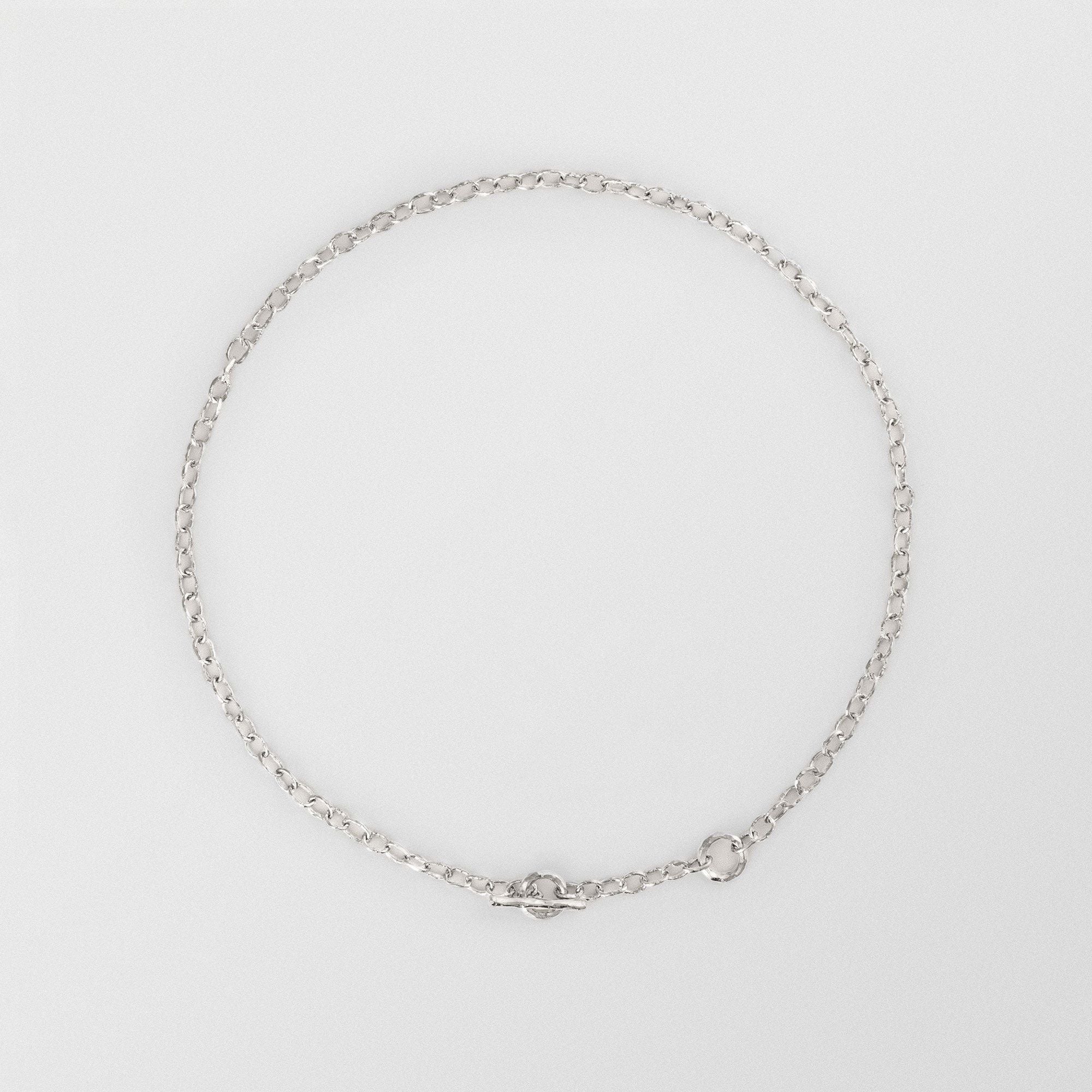 T - Chain Silver Necklace