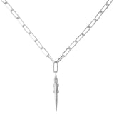 Alligator Silver Necklace
