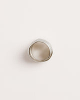 Amassado Silver Ring