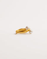 Enlace Forgyldt Ring m. Ferskvandsperler