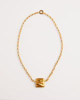 Verso Forgyldt Halskæde m. Keshi Perler