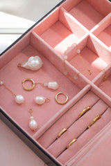 The Twist medium 18K Gold Plated Hoop