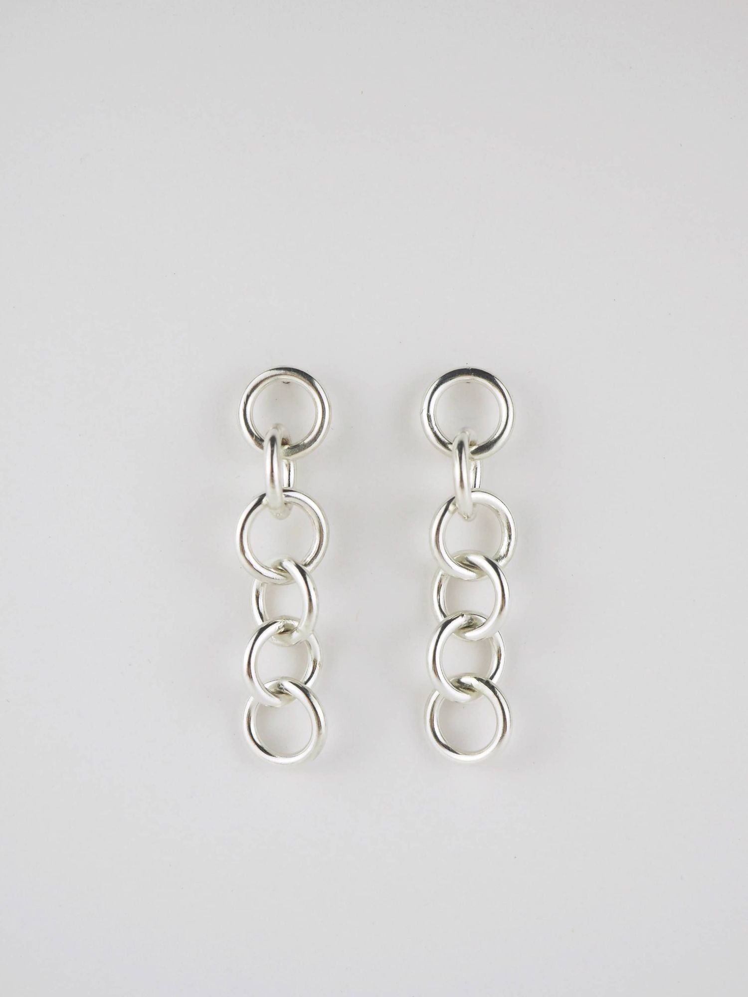 Chaine Silver Earrings