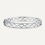 Allusia Love 18K Whitegold Bangle w. Diamonds