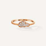 Allusia Love Mini 18K Rosegold Ring w. Diamonds