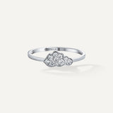 Allusia Love Mini 18K Whitegold Ring w. Diamonds