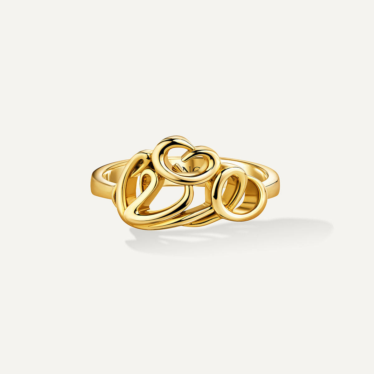 Allusia Love Detailed 18K Guld Ring