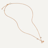 Allusia Love One 18K Rosegold Necklace w. Diamonds