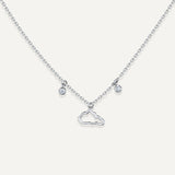 Allusia liebe eine 18k Whitegold Halskette w. Diamanten