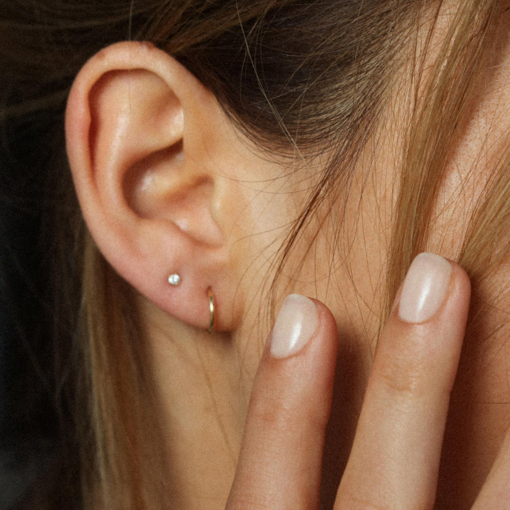 Circle Mini N°5 18K Gold Hoop