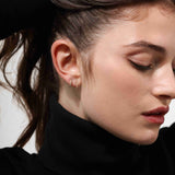 Pls Stella Mini 18k Guld Hoop m. Diamanter