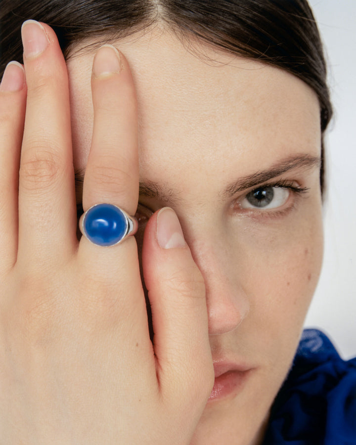 Figura Silver Ring w. Agate