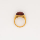 Figura Gold Plated Ring w. Carnelian