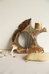 Ohrringe mit Alge Gold plattiert