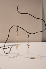 Amuleto Silberohrringe w. Biwa Perlen