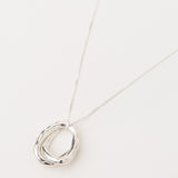 Cord Silver Necklace
