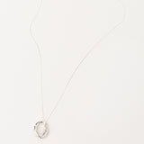 Cord Silver Necklace