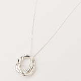 Cord Silver Necklace