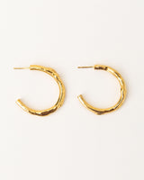 Maresia M Gold Plated Hoops