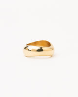 Onda M Gold Plated Ring