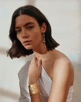 Sal Cuff Gold Plated Bangle